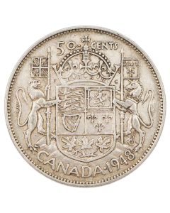 1948 Canada 50 cents FINE+