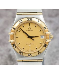 Omega Constellation 396.1201 Champagne Dial Stainless Steel & 18K Gold Watch