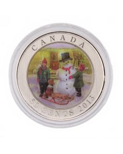 2013 50-Cent Coin – Lenticular Snowman
