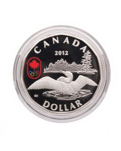 2012 $1 Fine Silver Lucky Loonie