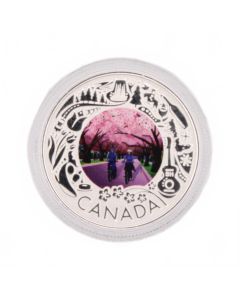 2019 $3 Fine Silver Coin – Celebrating Canadian Fun and Festivities: Cherry Blossoms