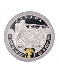 2015 $20 Fine Silver Coin – First World War: Battlefront Series - The Second Battle of Ypres