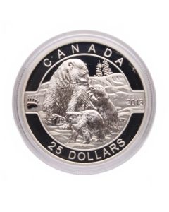 2013 $25 Fine Silver Coin – The Polar Bear