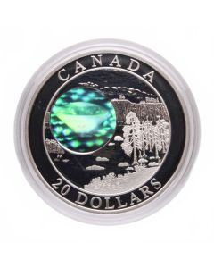 2004 $20 Fine Silver Coin: Natural Wonders – Northwest Territories Diamonds