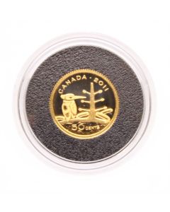 2011 50-Cent 1/25 oz Fine Gold Coin – Boreal Forest
