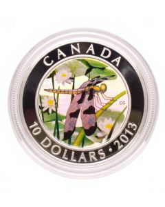 2013 $10 Fine Silver Coin – Twelve-Spotted Skimmer
