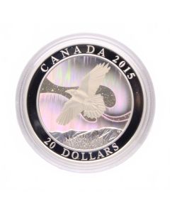 2015 $20 Fine Silver Coin – A Story of the Northern Lights: The Raven