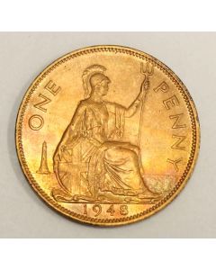 Great Britain 1948 Penny Choice  MS63RB