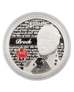 2012 $4 Fine Silver Coin Heroes of 1812 - Sir Isaac Brock