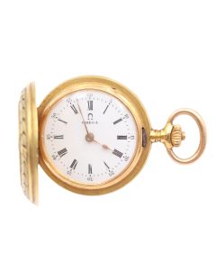 C1900 OMEGA Watch Grand Prix Paris 28.5mm 30.69g 18K enamel turquoise 