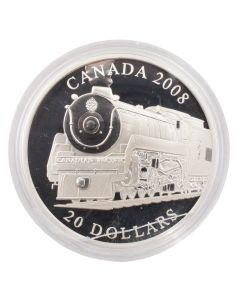 2008 Canada $20 The Royal Hudson - Pure Silver Coin