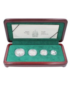 1997 Canada 9995 Platinum Coin Proof Set Wood Bison $300 $150 $75 $30 Dollars