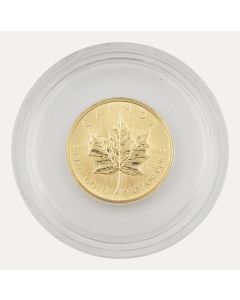 1993 Canada 1/20 oz Gold Maple Leaf Coin – .9999 Fine Gold – With Original Box & Sleeve