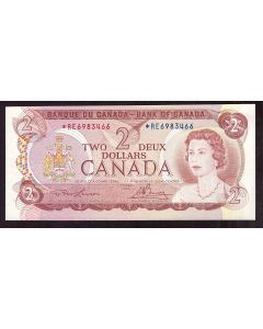 1974 Canada $2 replacement banknote 