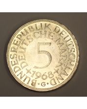 1968 G Germany 5 Deutsche Mark 