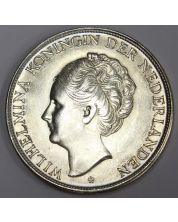 Curacao 2 1/2 Gulden silver coin 1944 D