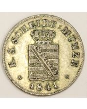 German States 1841 SAXONY-ALBERTINE 2 Neu-Groschen 20 Pfennig 