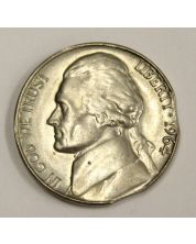 1964 D Jefferson Nickel Error Double Clip 