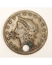 Liberty Brass Spiel Marke $20 Coin damaged