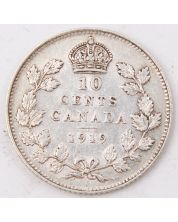 1919 Canada 10 cents EF40