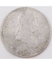 1817 Peru 8 Reales silver coin Lima JP KM#117.1 circulated 