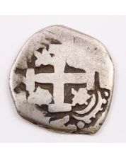 1761 Bolivia 2 Reales silver cob Potosi KM#43 circulated 6.03 grams