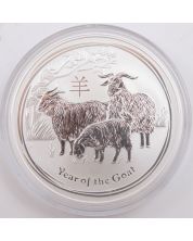 2015 Australian Lunar Chinese Zodiac Series 1 Oz .999 Silver Year of the Goat