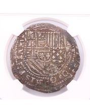 Bolivia 8 Reales 1556-98 P B  Philip II  27.31 grams Calico-672 