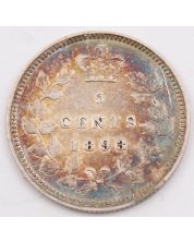 1893 Canada 5 cents EF+