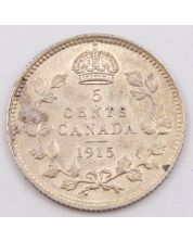 1915 Canada 5 cents EF
