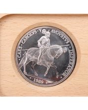 1989 Spain 5 ECU silver coin 
