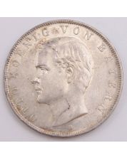 1910 D Germany Bavaria 3 Mark silver coin Choice AU