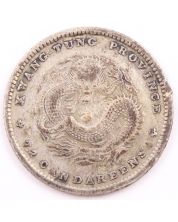 China Kwangtung 10 cents 1890-1908 Y-200 L&M-136 K-29 EF