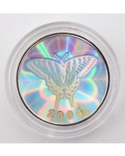 2004 Canada 50 Cent Silver Coin - Butterfly Collection Tiger Swallowtail