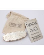 10 oz Tombstone Silver Nugget .999 Fine Silver Scottsdale Mint 