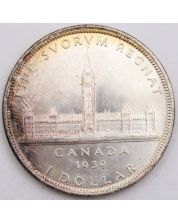 1939 Canada silver dollar very nice Choice Uncirculated+