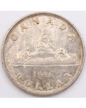 1946 Canada silver dollar VF
