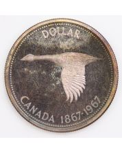 1967 Canada silver dollar Specimen from gold set