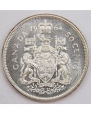 1964 Canada 50 cents  Choice UNC