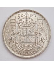 1942 Canada 50 cents Choice AU