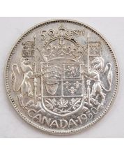 1950 no-design in 0 Canada 50 cents VF+