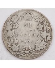 1907 Canada 50 cents VG