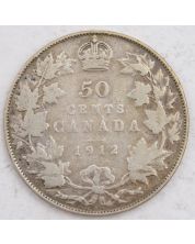 1912 Canada 50 cents VG+