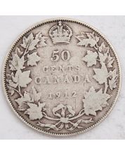 1912 Canada 50 cents G/VG
