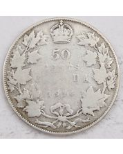 1914 Canada 50 cents a/G