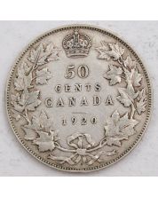 1920 Canada 50 cents a/VF