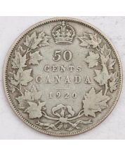1920 Canada 50 cents VG+