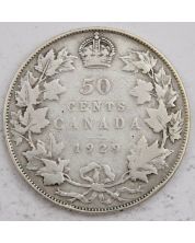 1929 Canada 50 cents VG