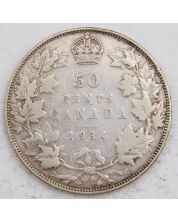 1934 Canada 50 cents VG+