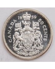 1959 Canada 50 cents  Choice Prooflike